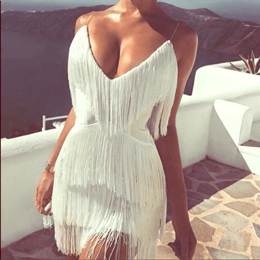Meshki fringe dress
